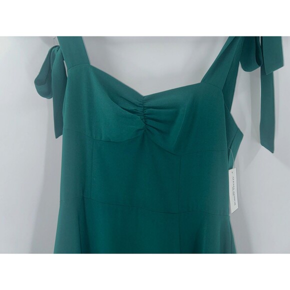 Women's Alexia Admor Arya Sweetheart Tie Strap Maxi Dress In Green Size 4 - Picture 8 of 12